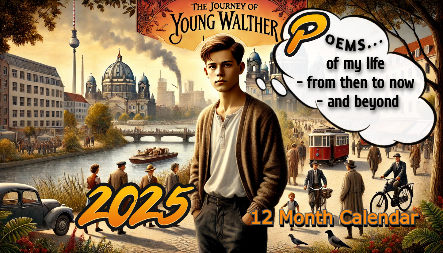 2025 Poetry Calendar - The Journey of young Walther (English version)